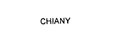 CHIANY