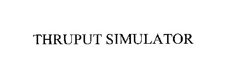 THRUPUT SIMULATOR