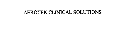 AEROTEK CLINICAL SOLUTIONS