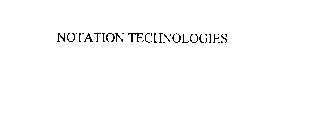 NOTATION TECHNOLOGIES