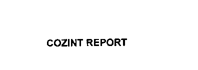 COZINT REPORT