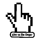 GIVE US THE FINGER