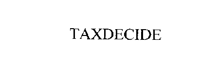 TAXDECIDE