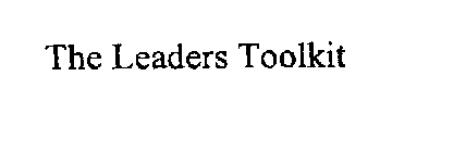 THE LEADERS TOOLKIT