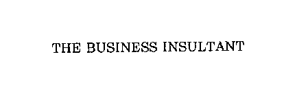 THE BUSINESS INSULTANT