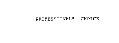 PROFESSIONALS' CHOICE