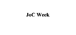 JOC WEEK