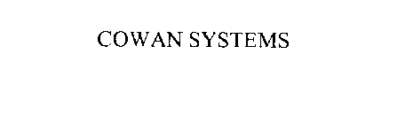 COWAN SYSTEMS