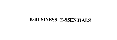 E-BUSINESS E-SSENTIALS