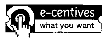 E-CENTIVES WHAT YOU WANT