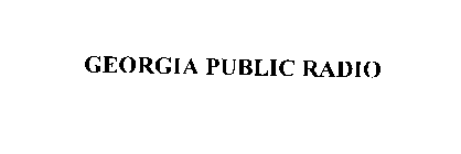 GEORGIA PUBLIC RADIO