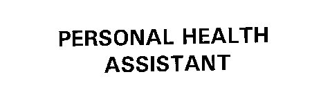 PERSONAL HEALTH ASSISTANT