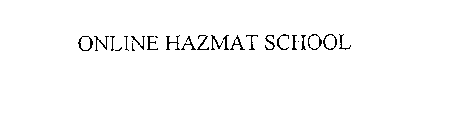 ONLINE HAZMAT SCHOOL