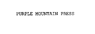 PURPLE MOUNTAIN PRESS