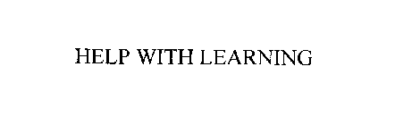 HELP WITH LEARNING