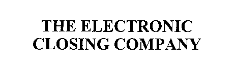 THE ELECTRONIC CLOSING COMPANY