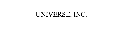 UNIVERSE, INC.