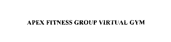 APEX FITNESS GROUP VIRTUAL GYM