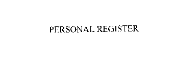PERSONAL REGISTER