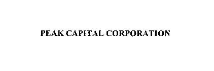 PEAK CAPITAL CORPORATION