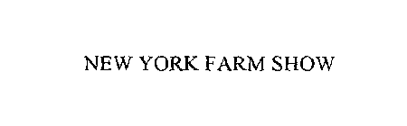 NEW YORK FARM SHOW