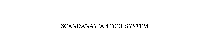 SCANDANAVIAN DIET SYSTEM