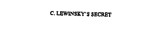 C. LEWINSKY'S SECRET