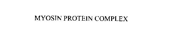 MYOSIN PROTEIN COMPLEX