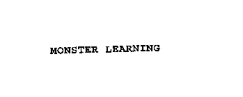MONSTER LEARNING
