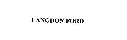 LANGDON FORD