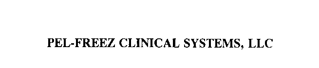 PEL-FREEZ CLINICAL SYSTEMS, LLC