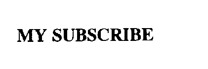 MY SUBSCRIBE