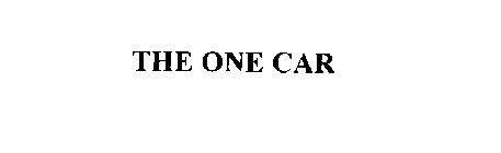 THE ONE CAR