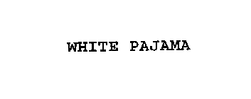 WHITE PAJAMA