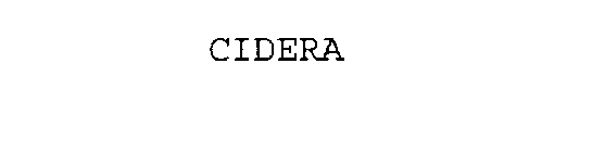 CIDERA