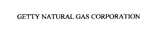 GETTY NATURAL GAS CORPORATION