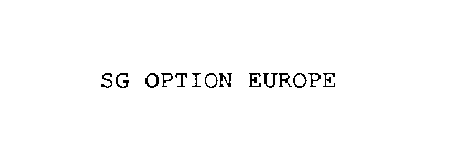 SG OPTION EUROPE