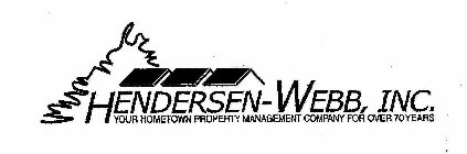 HENDERSEN-WEBB, INC. YOUR HOMETOWN PROPERTY MANAGEMENT COMPANY FOR OVER 75 YEARS