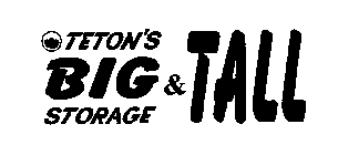 TETON'S BIG & TALL STORAGE