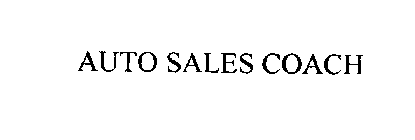 AUTO SALES COACH