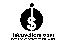 IDEASELLERS.COM WHERE IDEAS ARE MOVING AT THE SPEED OF LIGHT