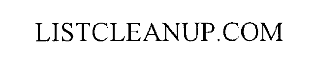 LISTCLEANUP.COM