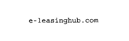 E-LEASINGHUB.COM