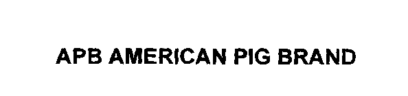 APB AMERICAN PIG BRAND