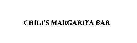 CHILI'S MARGARITA BAR
