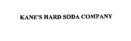 KANE'S HARD SODA COMPANY