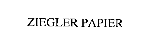 ZIEGLER PAPIER