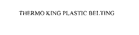 THERMO KING PLASTIC BELTING