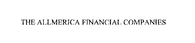 THE ALLMERICA FINANCIAL COMPANIES