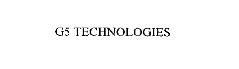 G5 TECHNOLOGIES
